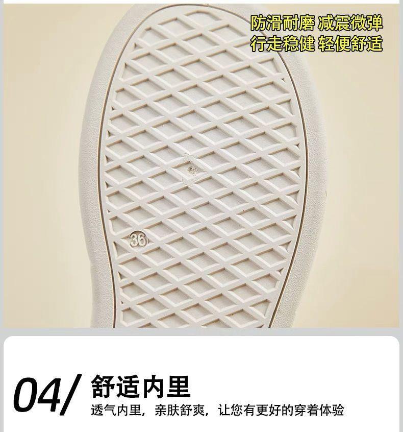 Product Introduction of Dép Lười Nửa, Da Thật Mềm, Dành Cho Phụ Nữ Mang Thai, Giày Lưới Khoét Lỗ Giày Trượt ván Thể Thao Lưới Thoáng Khí, Mùa Hè 2024 Hàng Mới Về 8