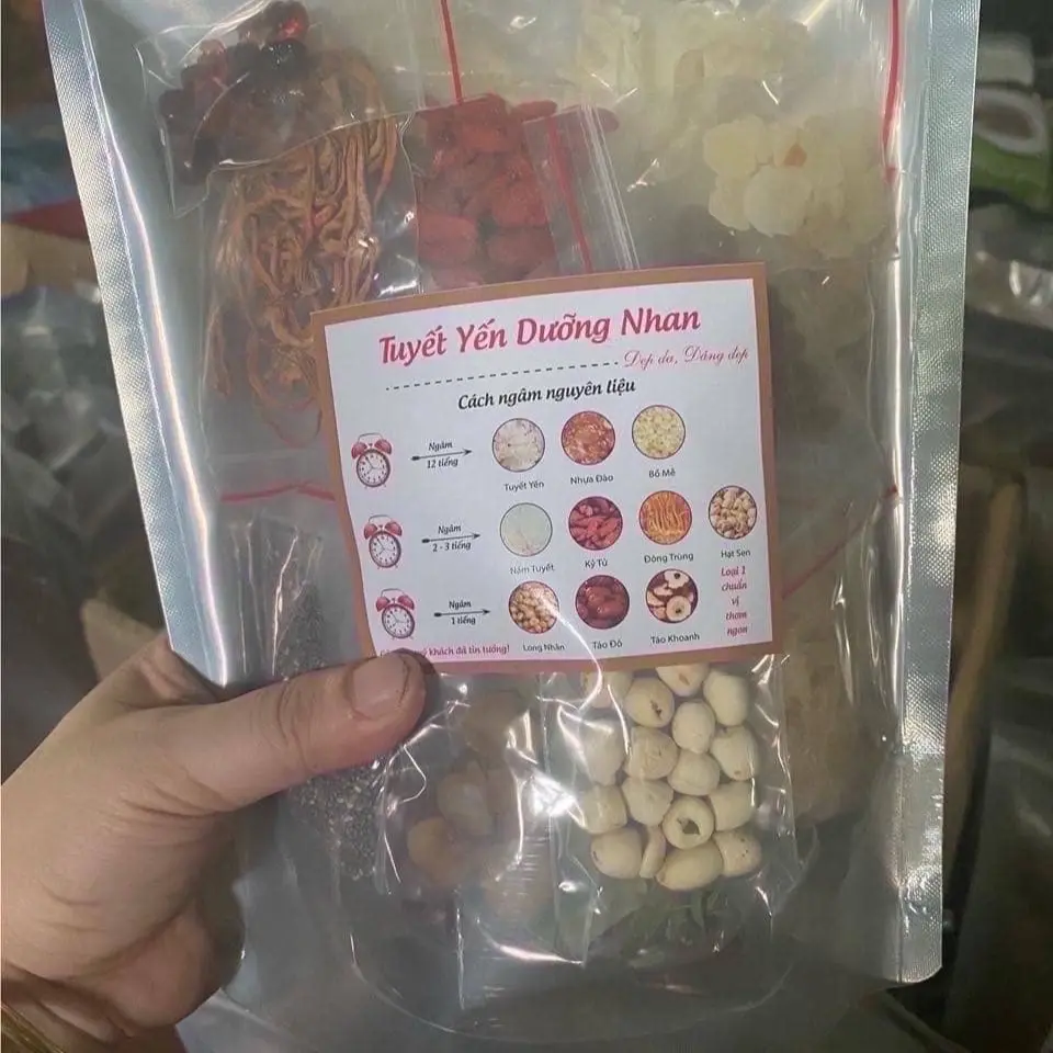 10 chè dưỡng nhang 500g tặng 10 tuyết Yến