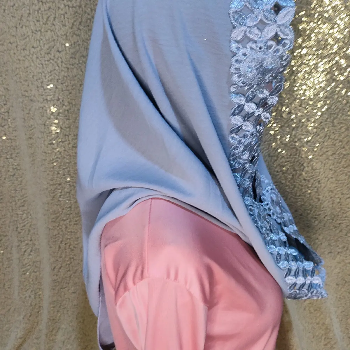 HIJAB INSTAN CERRUTY CRINGKLE SILVER