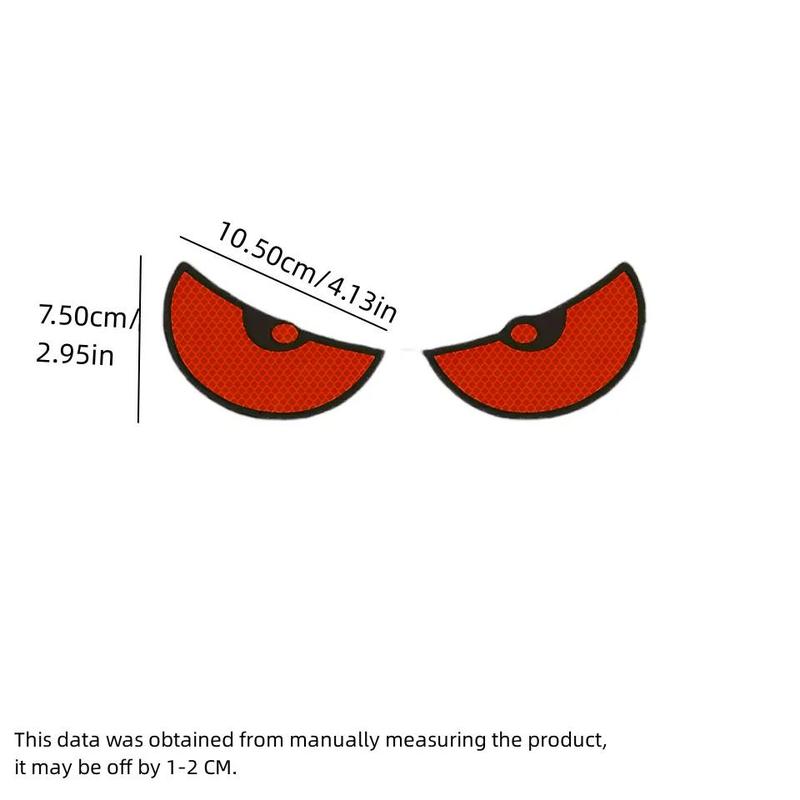 Creative Little Devil Monster Eyes Car Rear Window Body Sticker, Luminous Reflective Car Sticker, Multifunctional Car Decoration Decal Accessories 1