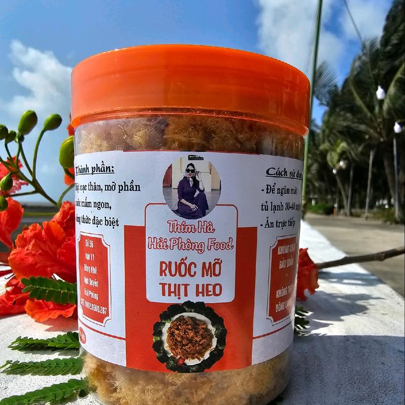 Ruốc mỡ heo thơm ngon làm thủ công đậm đà  theo vị Bắc Thím Hà Hải Phòng Food 0