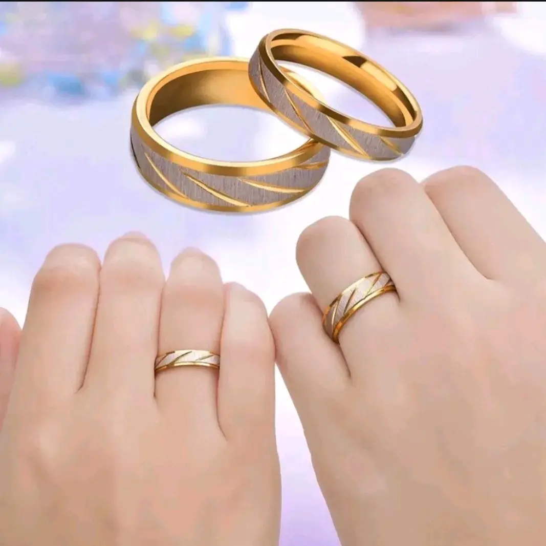 viral 2pcs cincin pasir ukir coeple pria dan wanita terbuat dari coin logam 1991-1994,, cincin perhiasan wanita import termewah anti luntur anti karat jewellery rings