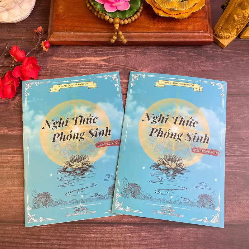Sách Đọc Tụng - Nghi Thức Phóng Sinh PMTL - Bìa Thường - Khổ A5 2