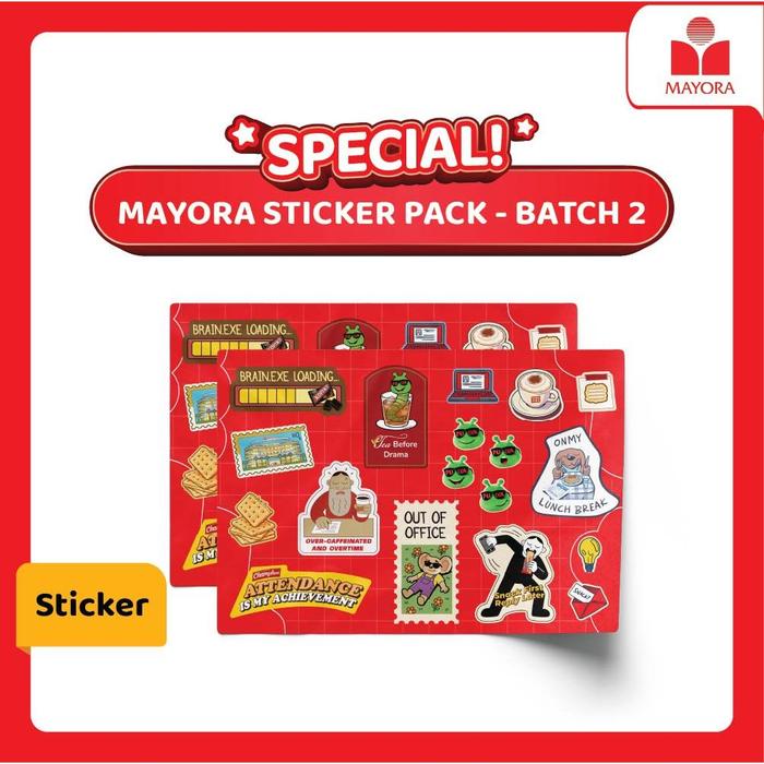 Gambar Special Merchandise - MAYORA STICKER PACK ( BATCH 2 ) dari Mayora Kota Administrasi Jakarta Barat Tokopedia