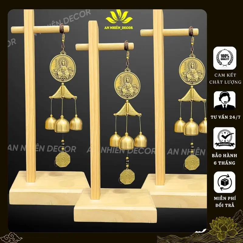 Kệ Treo Chuông Gió, Khánh Liên Hoa, Chậu Cây - Trang Trí Góc Thiền, Decor Nhà Cửa Decor Phòng 0