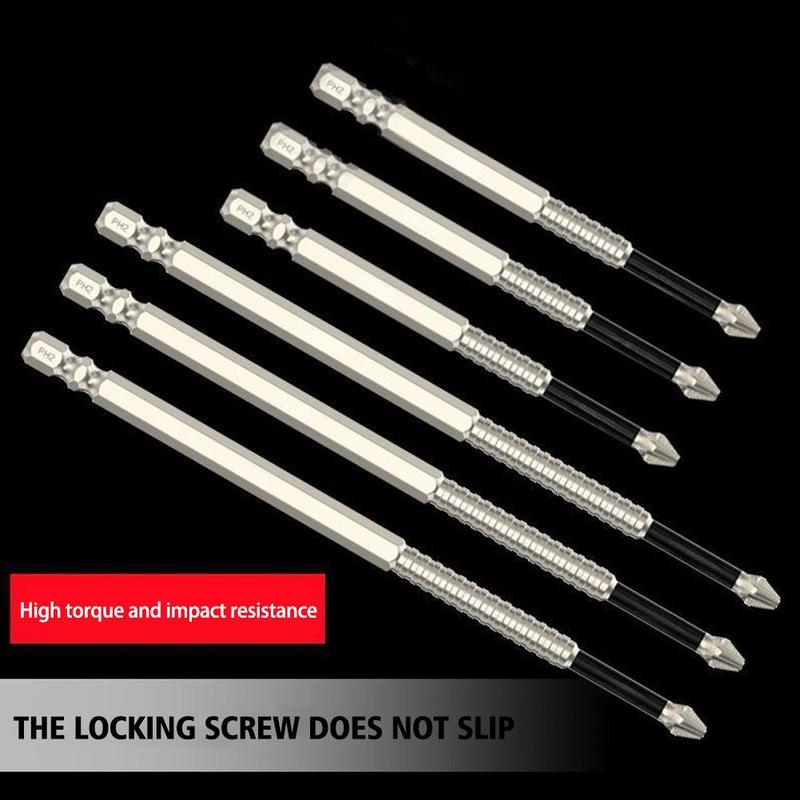 Product Introduction of Upgraded Non-slip PH2 Impact Driver Bit Set With Magnetic Phillips Screwdriver Tool 25-150mm 16