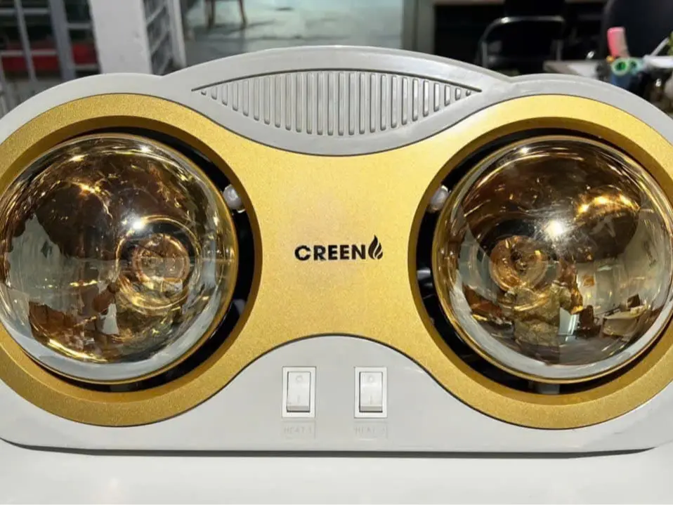 Đèn sưởi nhà tắm Creen - Máy sưởi ấm áp, công suất 550W-825W, 2-3 mức nhiệt, chống nước, chống chập điện, thiết kế hiện đại, 3 chế độ nhiệt tùy chỉnh
