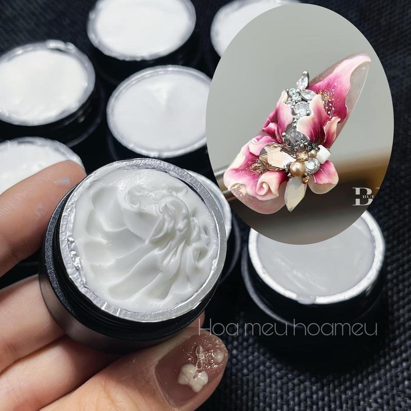 Gel nặn hoa cánh mềm làm nail