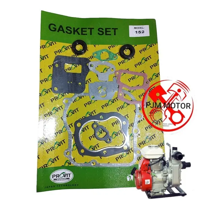 WP10 Paking komplit gasket kit top set mesin pompa air alkon wp15
