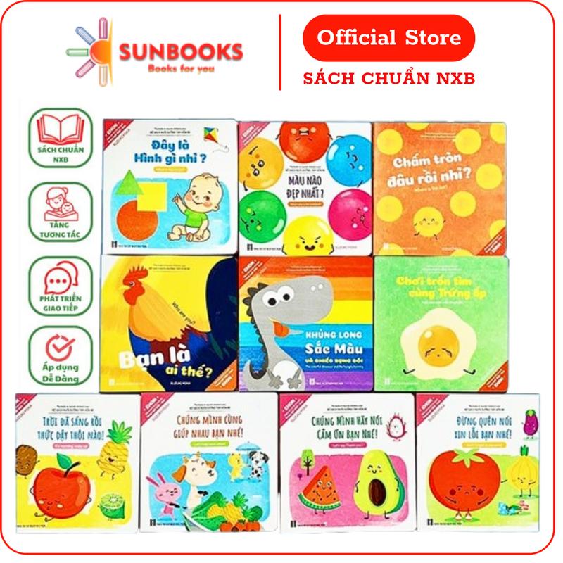 Sunbooks - Sách Trọn Bộ 10 Tập EHON Song Ngữ Cho Bé Thông Minh Sáng Tạo Ehon Điều Kỳ Diệu Của Hình Khối Điều Kỳ Diệu Của Âm Thanh Điều Kỳ Diệu Của Màu Sắc Bộ 10 Cuốn Cho Bé 0-6 Tuổi Phát Triển Trí Tuệ & Thị Giác