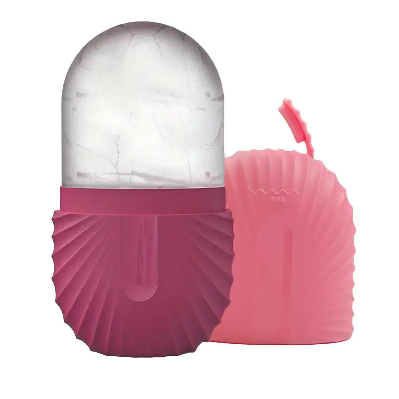 Shell Shaped Silicone Ice Face Roller, 1/2/3 Counts Ice Press Massage Face Roller, Face Cooling Ice Mold, Facial Skin Care Tool for Women 6