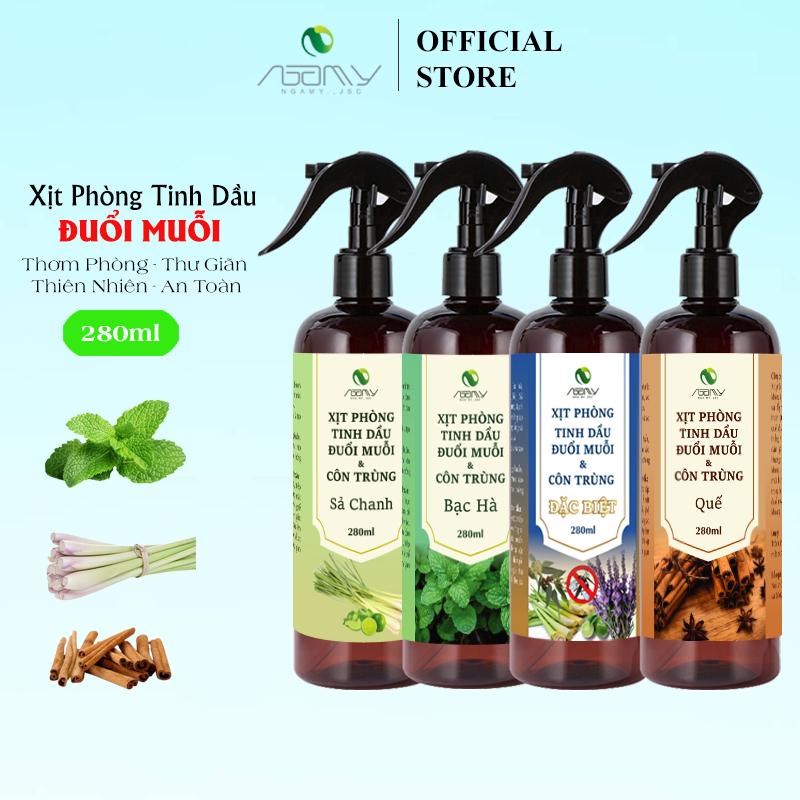  Xịt phòng tinh dầu đuổi muỗi khử mùi thơm phòng dung tích 280ml Dầu Thơm Phòng Dầu Thơm xịt  thơm 