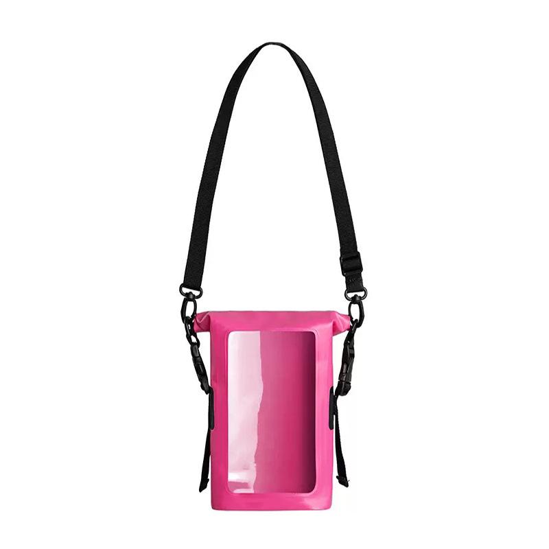 Product Introduction of Outdoor mobile phone water-proof shoulder bag waterproof Drybag seaside beach swimming drifting 2L crossbody bag fashion PVC waterproof bag bag 8