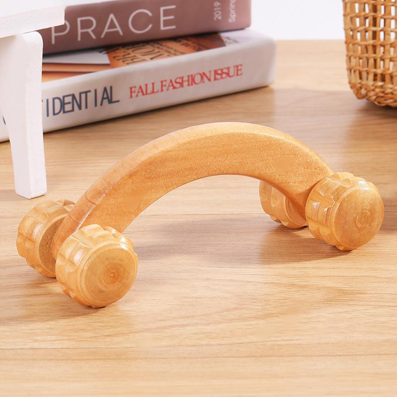 Product Introduction of Máy Massage Thủ Công Tay, Búa Mát Xa Con Lăn Gỗ Cầm Tay, Để Mát Xa Các Huyệt Mặt Và Kinh Tuyến, Dụng Cụ Mát Xa 9
