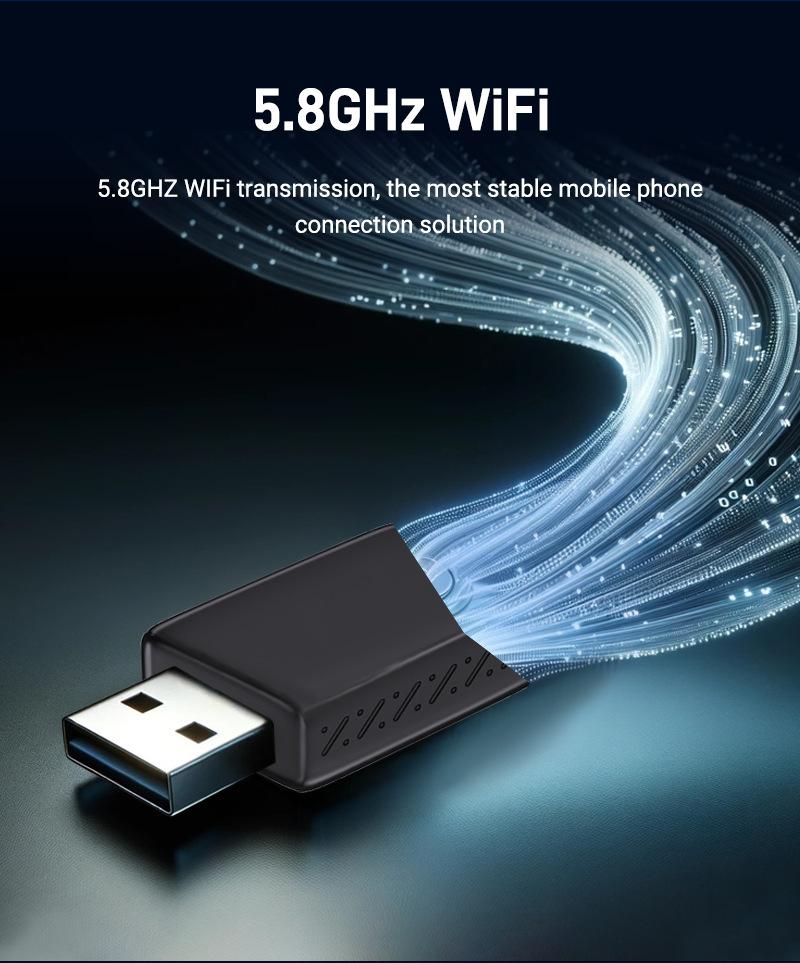 Product Introduction of [2-in-1 Wireless]CarPlay & Android Auto Adapter - Universal Plug & Play, Fast 5G WiFi, Heatproof for Tropical Cars 7