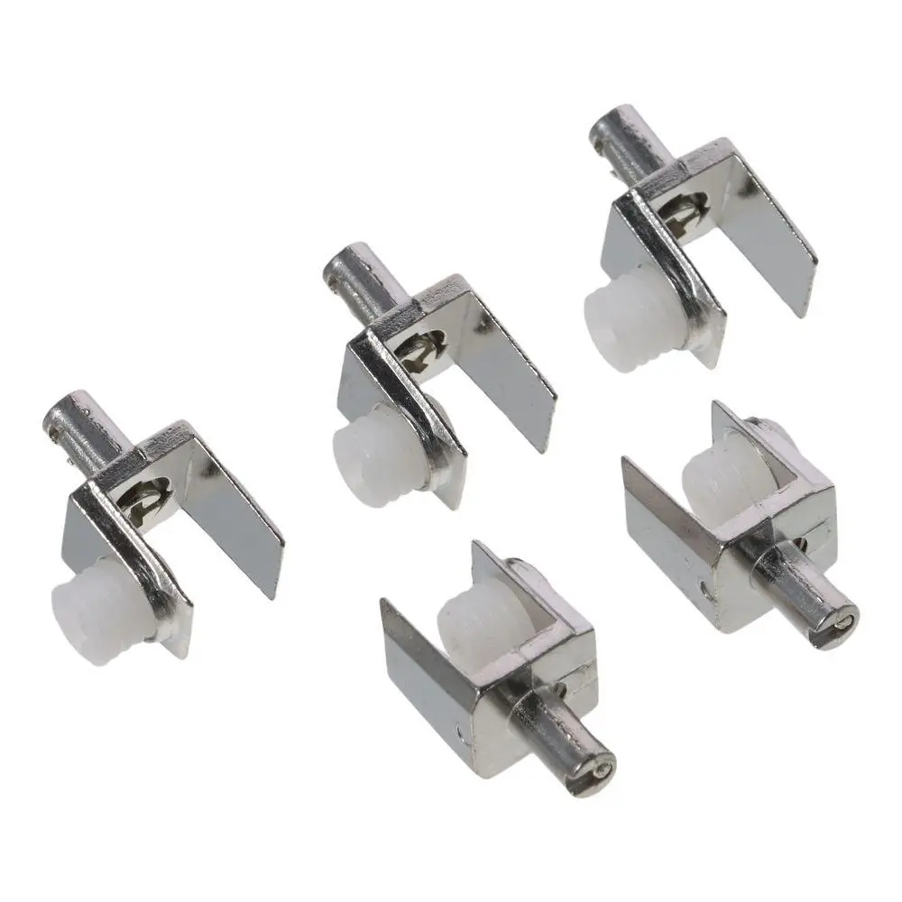 20pcs Wood Shelves Corrosion-Resistant Glass Shelf Brackets Rustless Zinc Alloy Glass Shelf Clamp Pegs Support Clip Fixed Glass