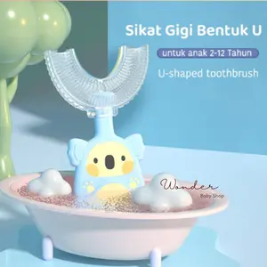 WONDER Sikat Gigi Silikon Bayi Anak Bentuk U / Tooth Brush Baby Silicon Type U