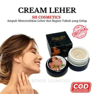 Shcosmetics Cream Leher BPOM NA18180103126 Mencerahkan Leher Hitam & Bagian Tubuh Lain Whitening Tightening Moisturizing