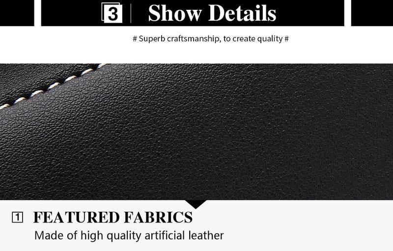 Product Introduction of [MissLulu Bags] Leather Look Handbag with Dual Zipper Closure, Crossbody Bag for Women 3