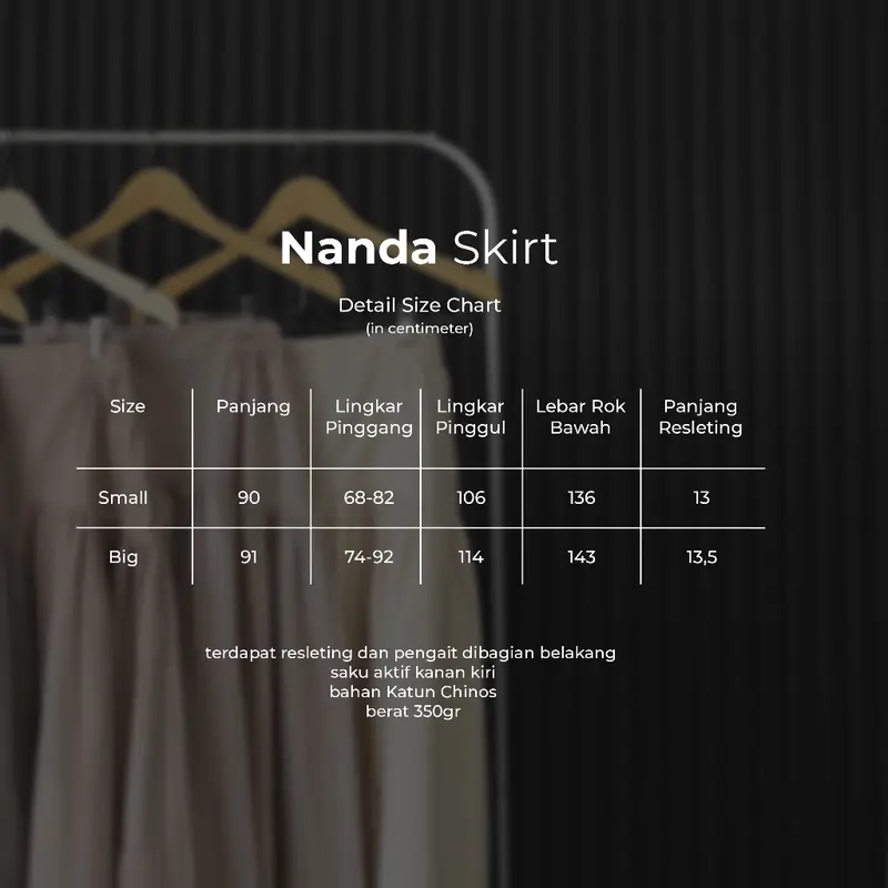 YEPPUOUTFIT - Nanda Skirt | Basic Bawahan Rok Wanita Panjang Muslim Adem Nyaman Girly Outfit Casual Hijab Style Katun Serut 8