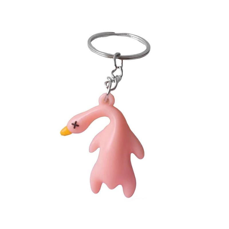 Product Introduction of Funny Color Change Duck Bag Pendant UV Simulation Roast Duck Car Pendants Keyrings For Handbag Accessories Gift 22