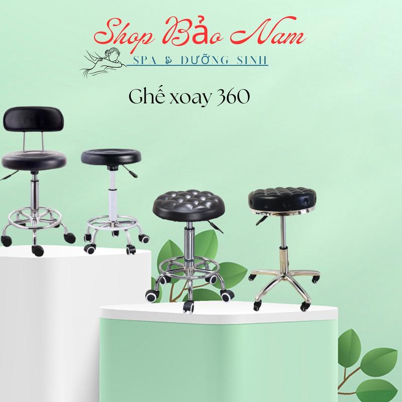 Ghế múi xoay | ghế xoay trơn | ghế chân nhện bánh đúc có múi dùng trong spa, phun xăm - loại da tốt ghế  ngồi
