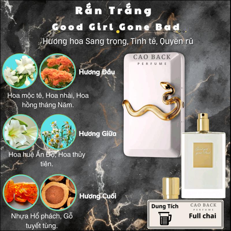 Nước hoa nữ Rắn Trắng Good Girl Good Bad .Sang trọng tinh tế và quyến rũ..