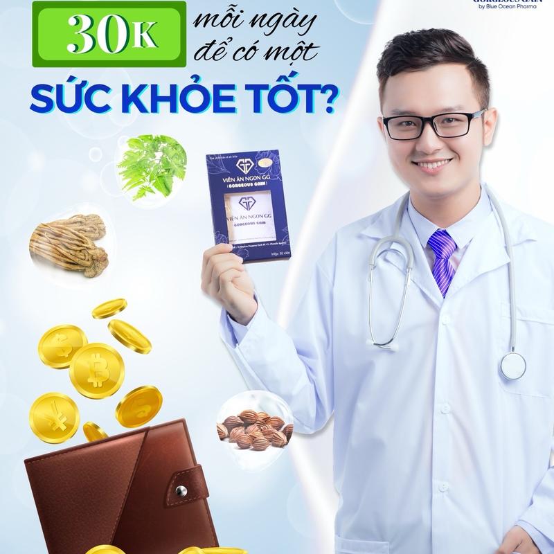 Viên Ăn Ngon GG hỗ trợ ăn ngon ngủ ngon và hấp thu tốt cho trẻ từ 12 tuổi và người lớn 4