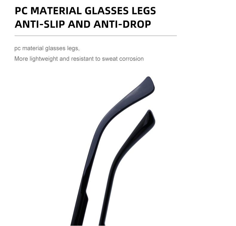 Product Introduction of 2024 New Cats' Eye Sunglasses Women's High Sense Sun-Resistant Sunglasses Personality All-Match Glasses 8