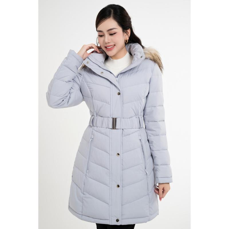  Áo Phao Kèm Đai phom rộng  cần lùi size  IVY moda MS 71B8887 