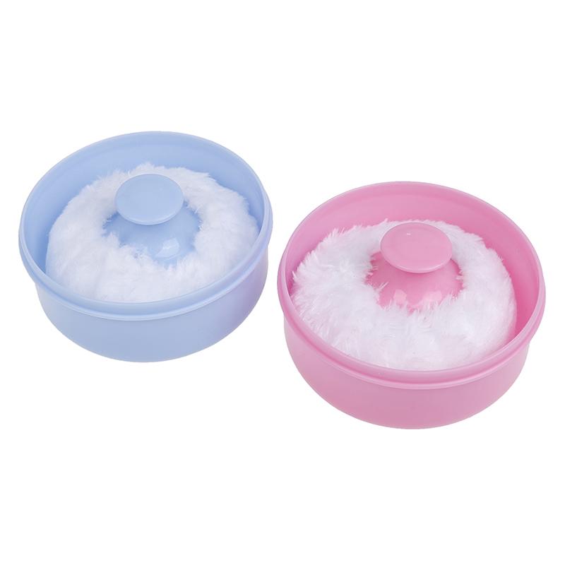 Miếng Bọt Biển Talc Cho Em Bé, 1 Miếng, Dễ Thương, Mềm Mại, Cho Mặt Và Cơ Thể, Mỹ Phẩm, Phồng, Hộp, Hộp Đựng 4