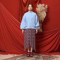 Gambar NONA Amaryllis Gathered Jacket Light Blue dari Nonaetal Kota Depok 5 Tokopedia