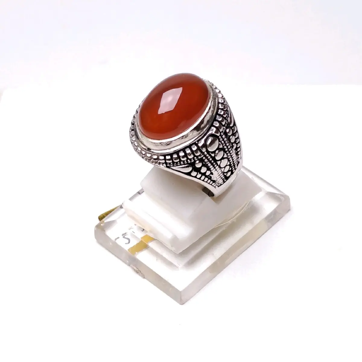 Cincin calsedony red barron pacitan (grade C)