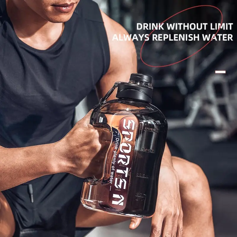 Termos Botol Minum Gym Fitness Olahraga Sport Water Bottle Jumbo 2700ml 1