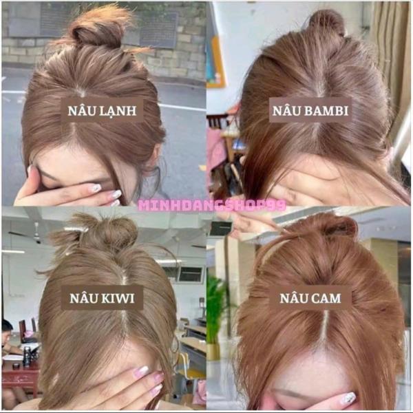   Màu kèm oxy  Thuốc Nhuộm Tóc Màu Nhuộm Hàn Quốc Đủ màu Đổi Màu Tóc 