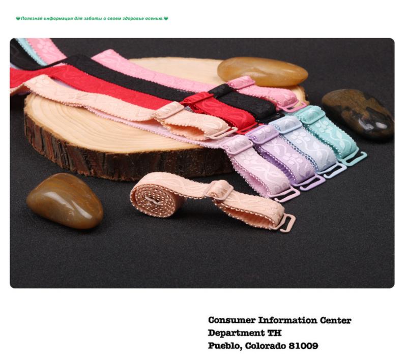 Product Introduction of Women Underwear Accessories Adjustable Bra Shoulder Strap Width 1.5-1.8cm Length 30-33cm Solid Color Slip Resistant Bra Straps Underwear Shoulder Strap 23