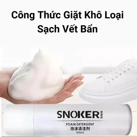 Chai Xịt Bọt,ặt Khô Vệày Sneaker Cao Cấp Loại Bỏ Vết Bẩn, Khửùi Hôi, LàTrắng Tiện Lợi 88614 5