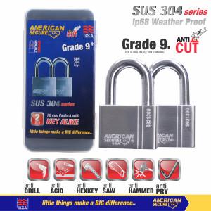 Gambar Gembok Key Alike 70mm x 2Pcs American Secure S931370K2 - 1 dari American Tool & Secure Store Kab. Tangerang Tokopedia
