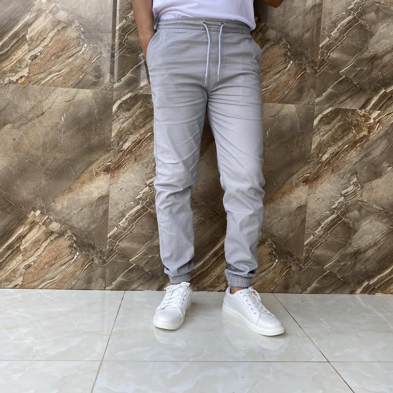 Quần Jogger Nam Lưng Thun Kaki Co Giãn Tôn Dáng Đủ Size 45 kg - 90 kg Sport Tập Thể Dục Gym Thể Dục Tập Gym 3