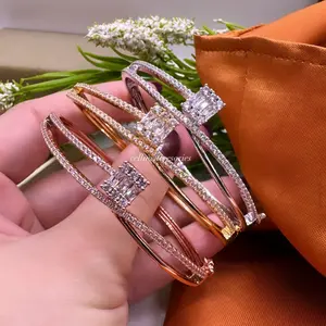 Cellineacc-Gelang Bangle Kotak Emerald Korean Style aesthetic Elegan Mewah