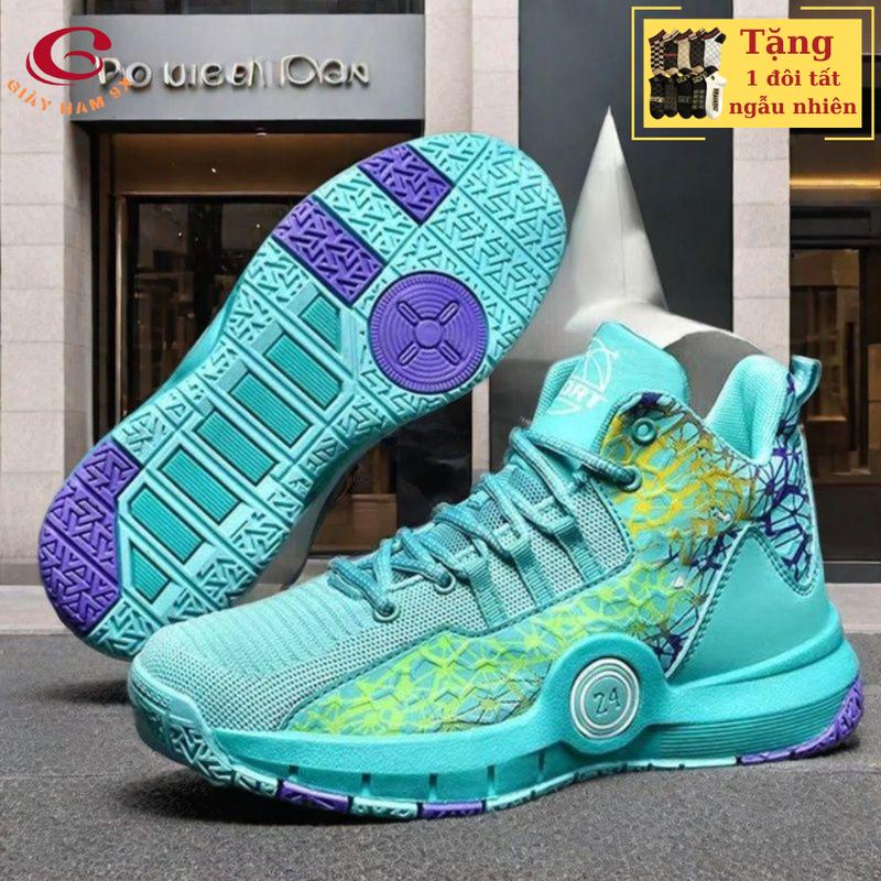  Sneaker Sport Giày Thể Thao Nam Giày Tập Thể Dục Chơi Bóng Rổ Bóng Chuyền Êm Nhẹ Đế Cao Su 4cm Chất Liệu Vải Thoáng Khí. GN-209  Tặng 1 Đôi Tất  