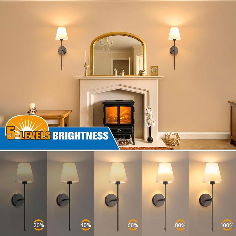 USB Rechargeable Wall Mounted Light, 1 Set Wall Mounted Light with Remote Control, Adjustable Indoor Lighting for Bedroom, Living Room & Corridor Decor, Ambient Decoration Lamp