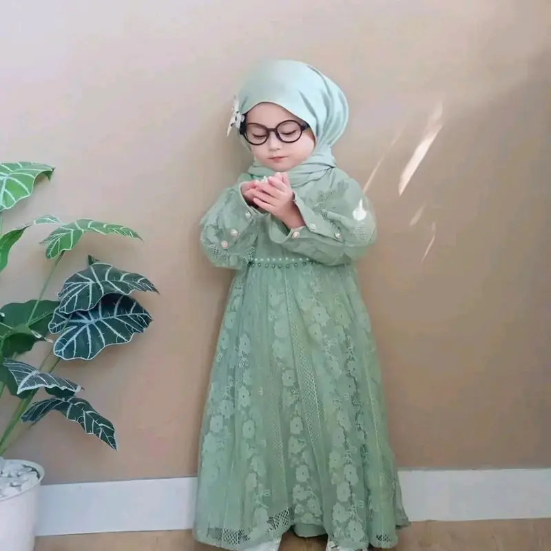 Aqila kids ( tanpa kerudung )dress anak umur 1 - 9 tahun/ dress anak perempuan terlaris model 2023 7