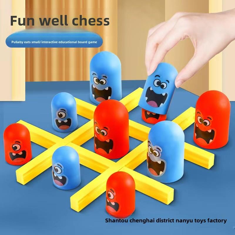 Nesting doll tic-tac-toe toy children's thinking training intelligence ...