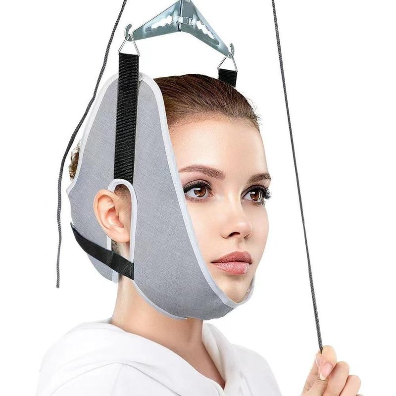 Product Introduction of Portable Door Anchor & Neck Stretcher Kit, 1 Set Adjustable Neck Stretcher Kit, Neck Muscle Relaxation Kit, Fitness Equipment for Home & Office Use 2