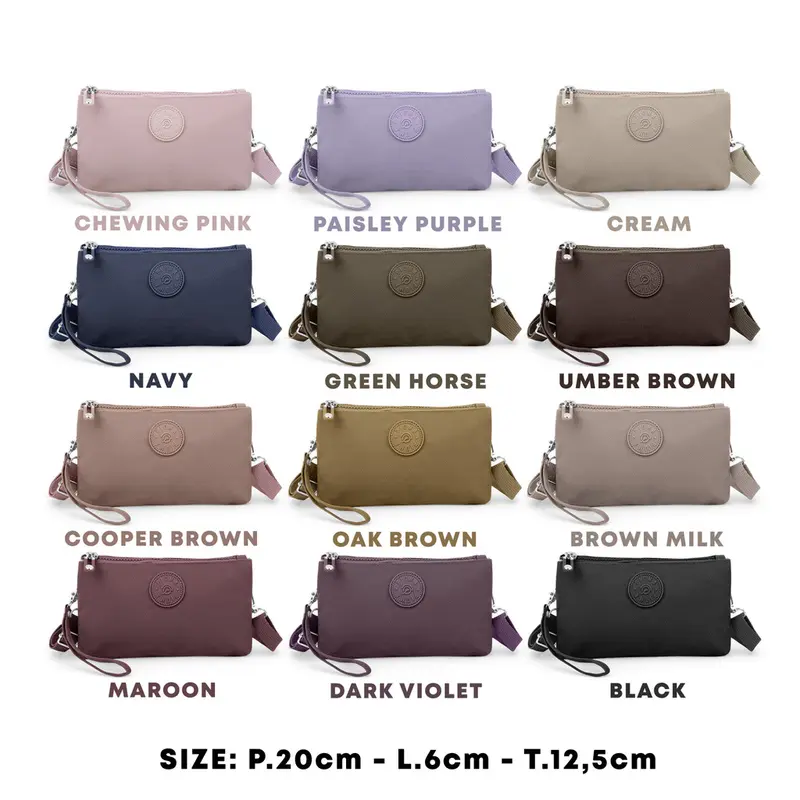 OPIOBAGS Live Sale Pioma Vira Tas Selempang Bahu Wanita - Dompet Nylon Pouch Hp Wanita 1