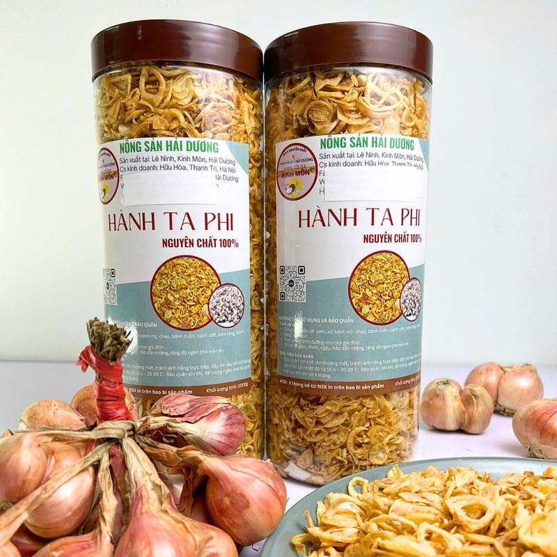 Hành phi TA KINH MÔN 1kg nguyên chất loại 1 nhà làm siêu thơm ngon Snack Ăn Vặt