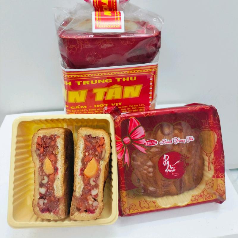 SÉT 4 BÁNH TRUNG THU TÂN TÂN NHÂN THẬP CẨM GÀ QUAY ÍT TRỨNG 700G Food Cake Ăn Vặt Thức Ăn táo đỏ lương khô muc cantam giavi,tết cookie red oreo golden