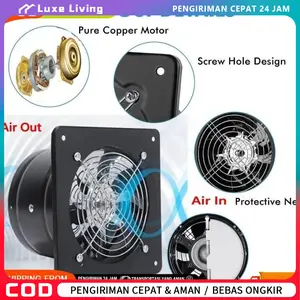 2025 New Model Exhaust Fan - 4/6/8Inch Wall Exhaust Fans with Powerful Ventilation Function