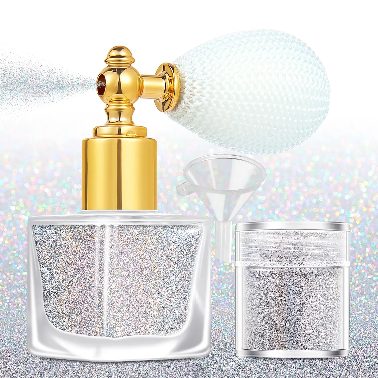 Glitter Body Makeup Set, 3 Counts/set Glam Long Lasting Glitter Body Makeup, Cosmetic Gift for Girls, Body Shimmer, Christmas Gift